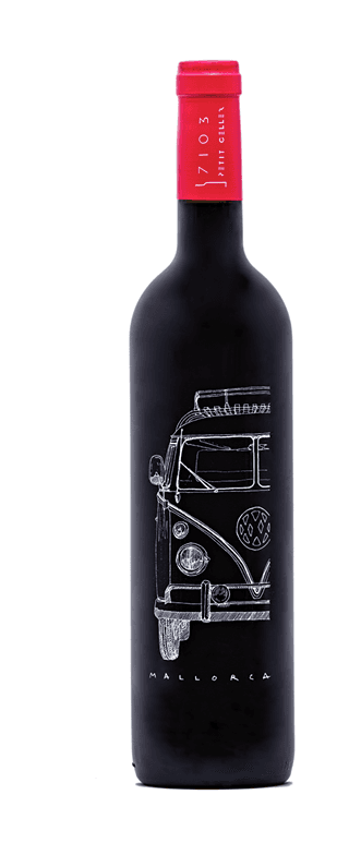 Image of 7103 Negre Jove wine bottle from 7103 Petit Celler winery