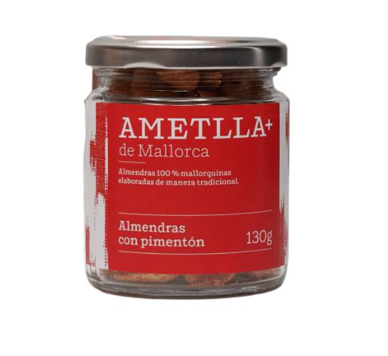Almendras con pimentón de 130 gramos
