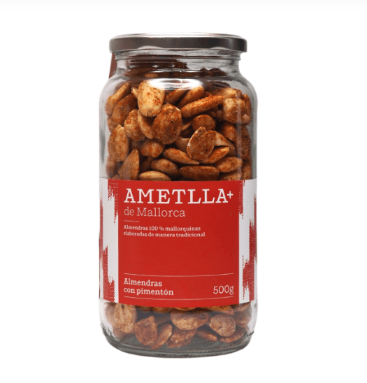 Almendras con pimentón de 500 gramos
