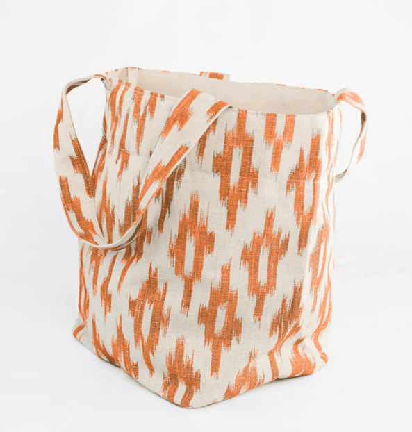 Imagen de bolsa de tela color naranja