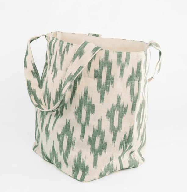 Imagen de bolsa de tela color verde