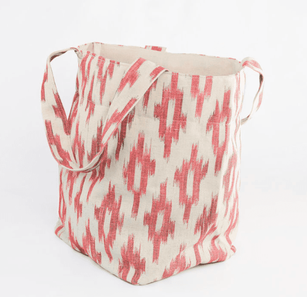 Imagen de bolsa de tela color rojo