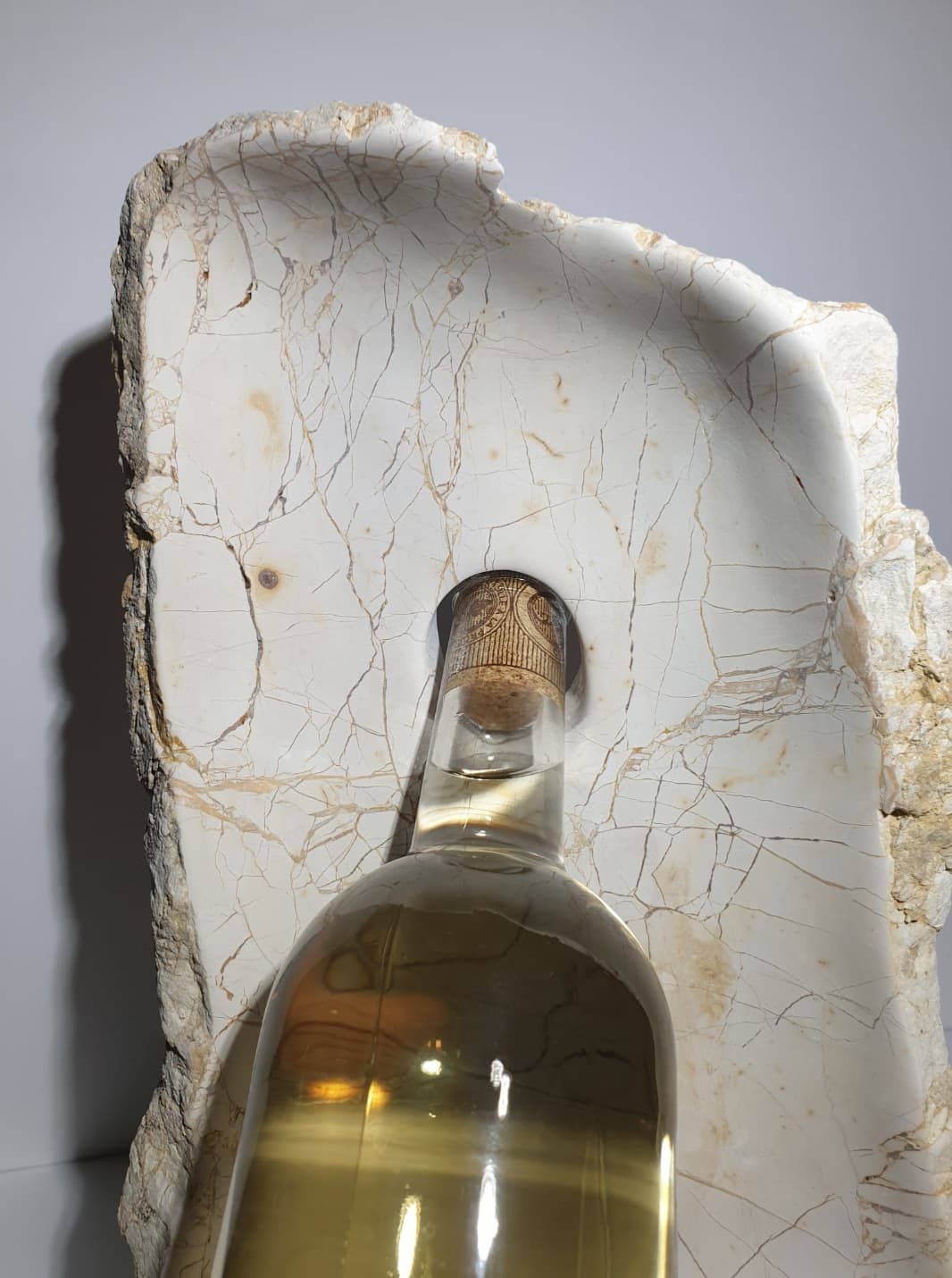 Detalle de la veta que muestra esta roca.