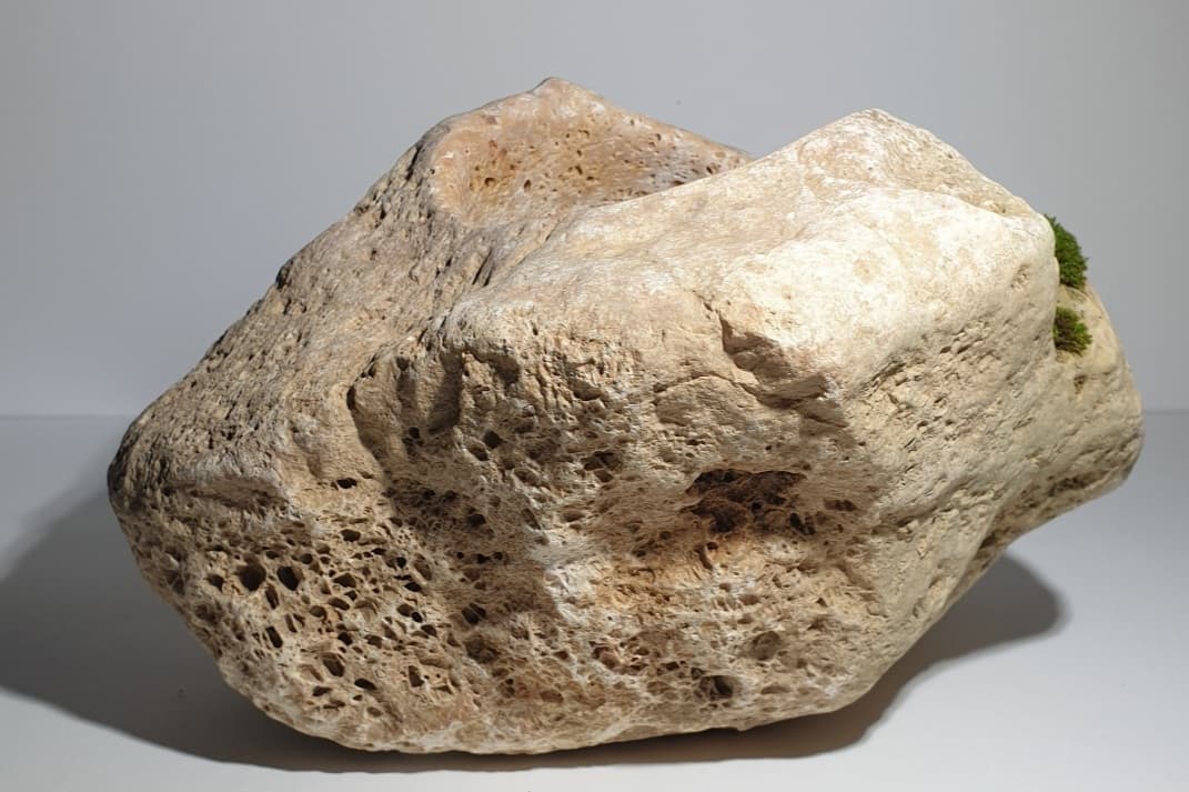 Detail of the "bubbles" that "Crater" presents on its surface.