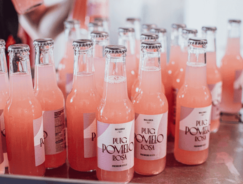 Imagen de refrescos de pomelo rosa