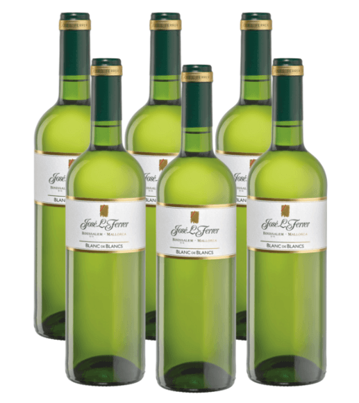 6 ampolles de José L. Ferrer Blanc de Blancs