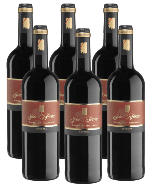 6 botellas de José L. Ferrer Reserva