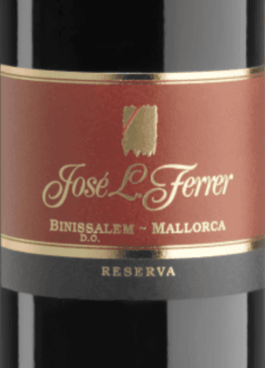 Etiqueta de José L. Ferrer Reserva