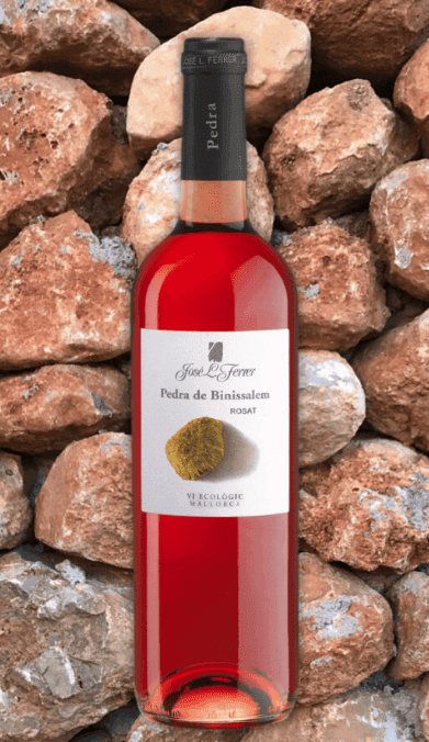 Pedra Binissalem Roséweinflasche