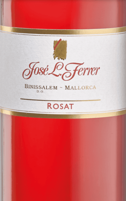 José L Ferrer Rosat wine bottle label