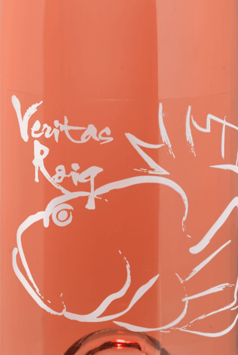 Etiqueta frontal de Veritas Roig