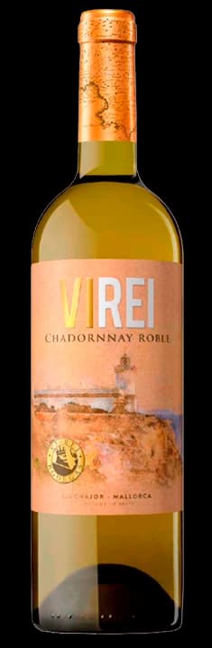 Imatge d'ampolla de vi blanc VI REI CHARDONNAY ROBLE 
