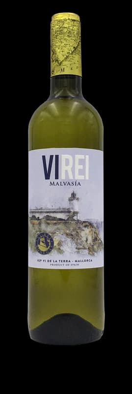 Botella de vino blanco Vi Rei Malvasía