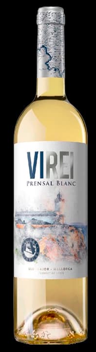 Imagen de botella de vino blanco Vi rei prensal blanc