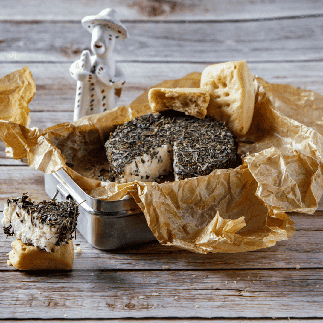 Plant-based alternative to herbed cheese