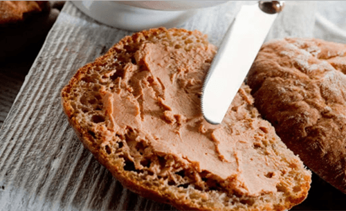 Bild von Toast mit Pastete
