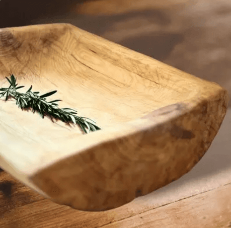 Fruiter "Pino Rectangular" fet a mà de fusta de pi