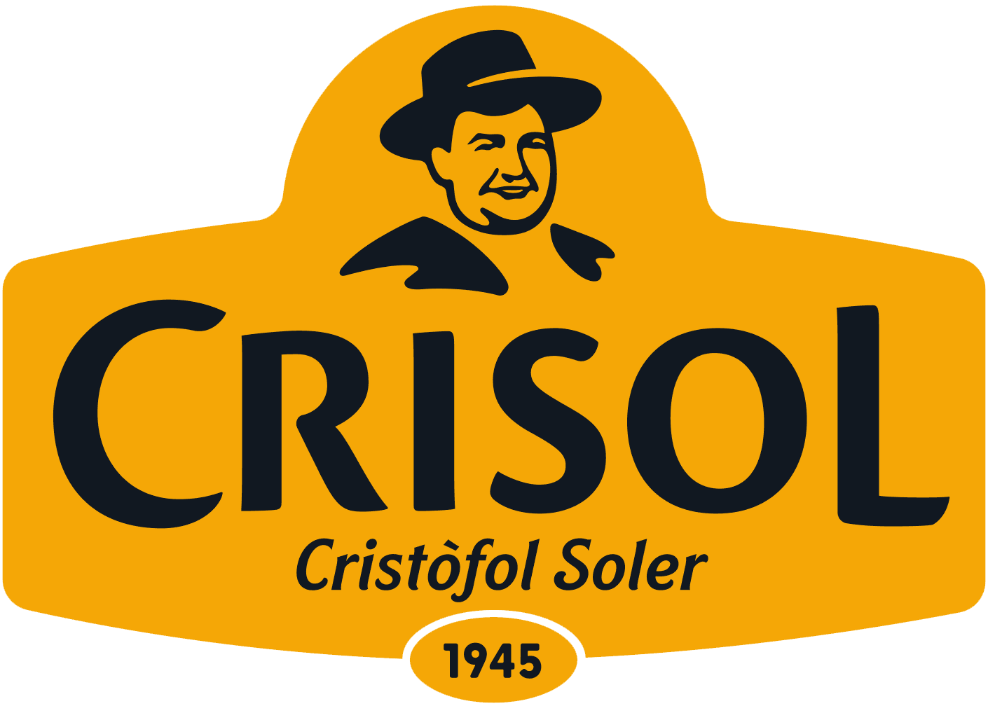 CRISOL-Logo, Symbol einer mallorquinischen Marke mit Geschichte, die der Sobrasada und den typisch mallorquinischen Kochwürsten gewidmet ist. Seit 1945 bewahren wir das authentische Flair der Insel unter dem gleichen Siegel: Familientradition.