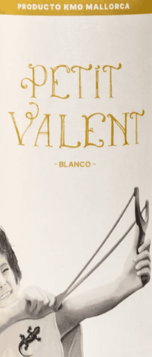 Petit Valent White wine label image