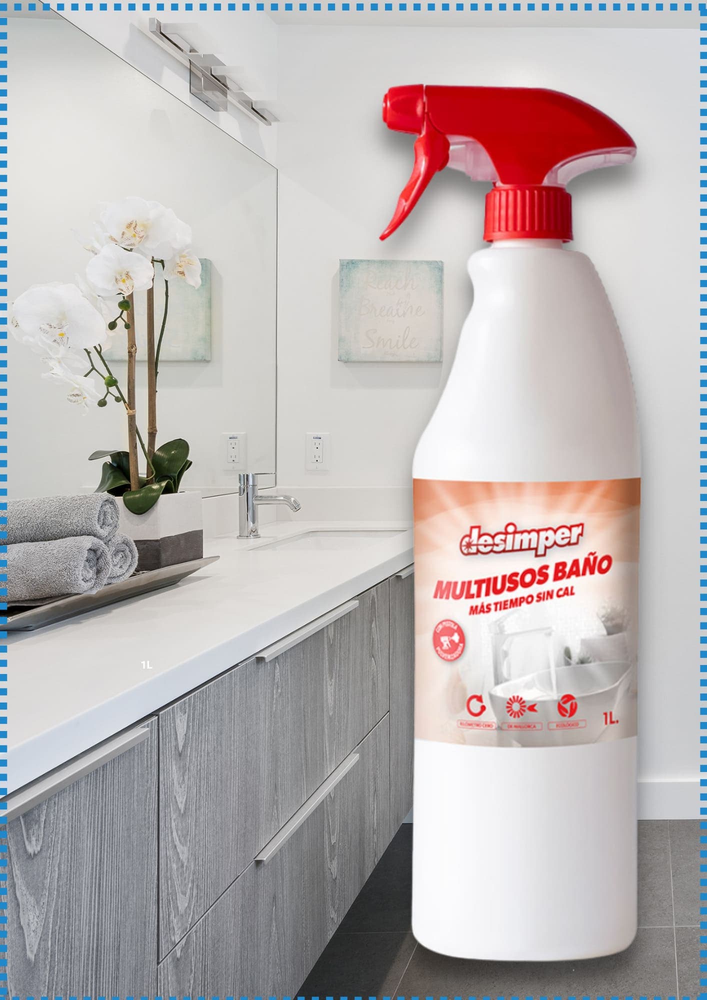 Produkt zum Reinigen und Entkalken der hartnäckigsten Kalkablagerungen, Seifenreste, Rostflecken und vieles mehr.