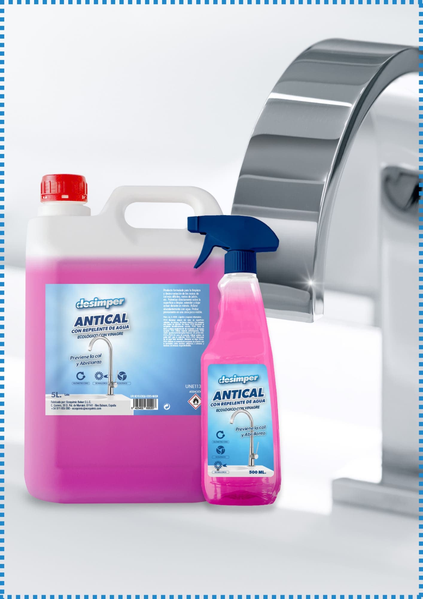 Producto formulado para la limpieza y desincrustación de cualquier superficie