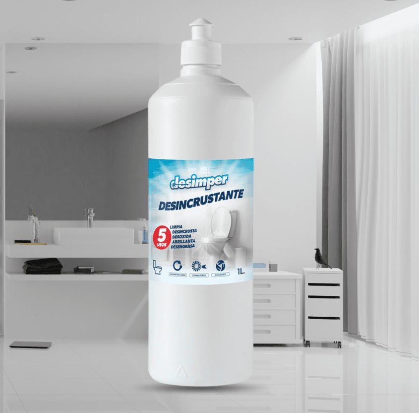 Producto formulado para la limpieza, desodorización, desincrustado y abrillantado de inodoros. Proporciona un agradable olor a limpio.