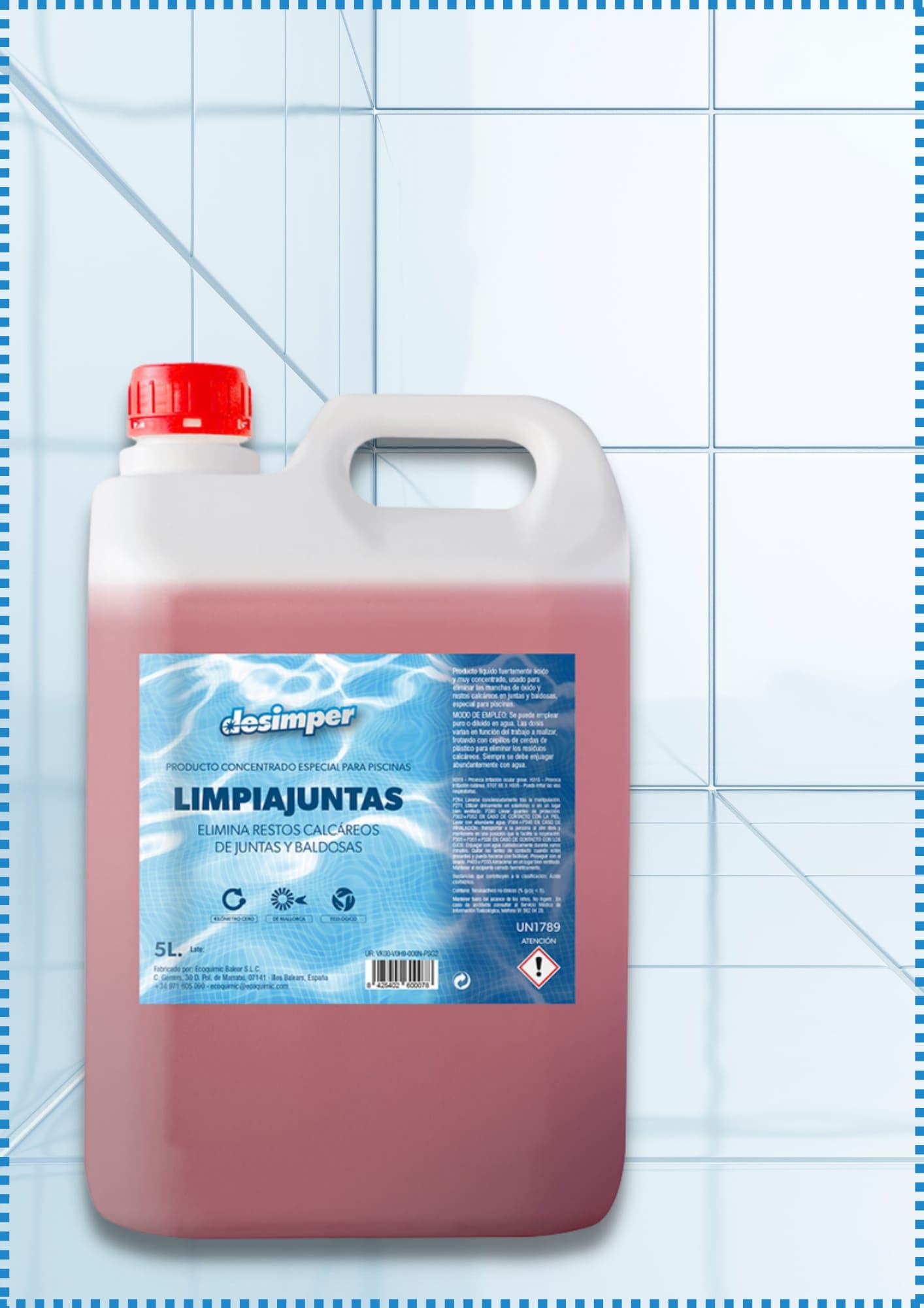 Garrafa de 5 litros de Limpiajuntas