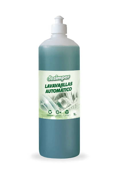 Detergente para lavavajillas automático con formulación líquida perfumada con microorganismos estrictamente no patógenos