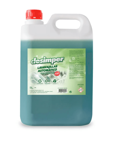 Detergente para lavavajillas automático con formulación líquida perfumada con microorganismos estrictamente no patógenos