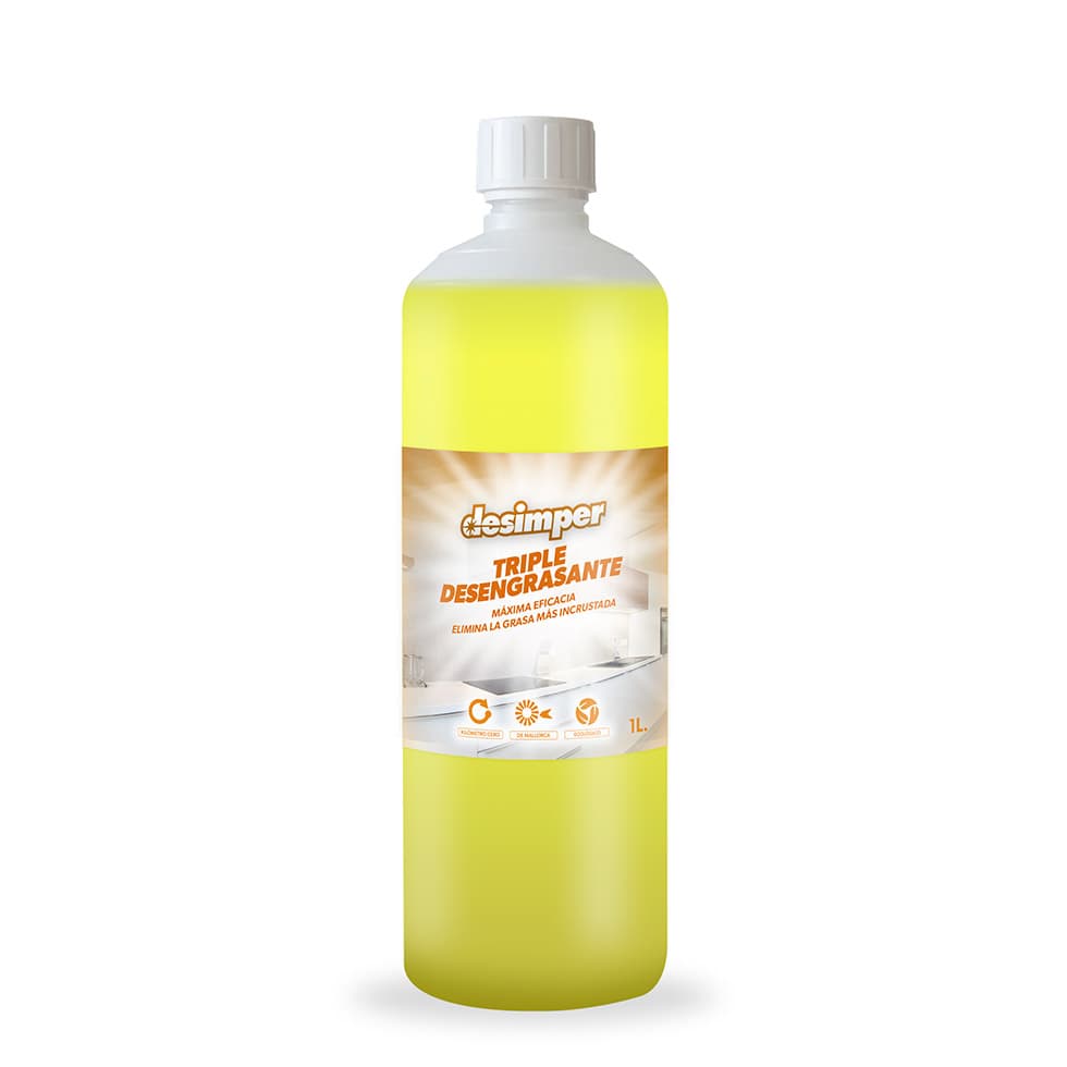 Ideal product for cleaning fats, burnt oils and persistent dirt.