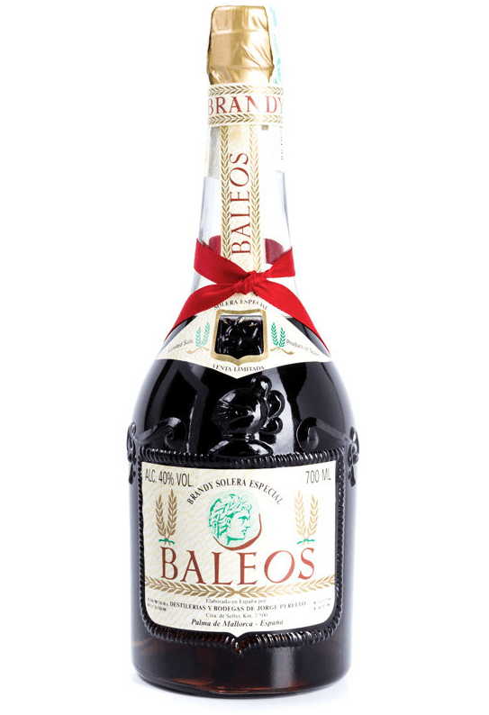 Botella de Brandy Baleos de destil·leries Jordi Perelló
