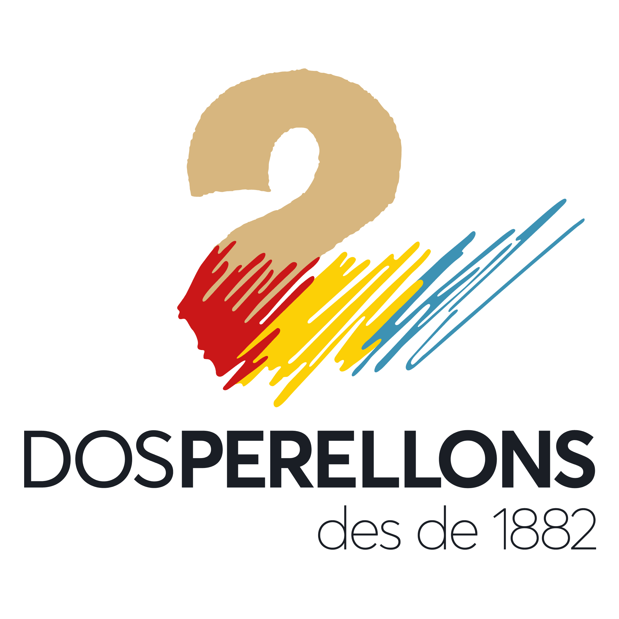 Logotipo Dos Perellons-fábrica licores de Mallorca