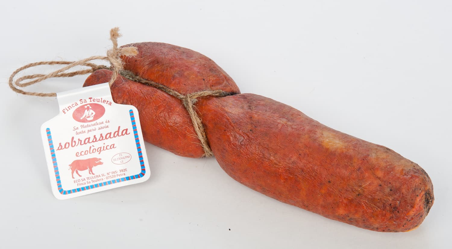 Handgemachte Bio-Sobrasada von Mallorca.