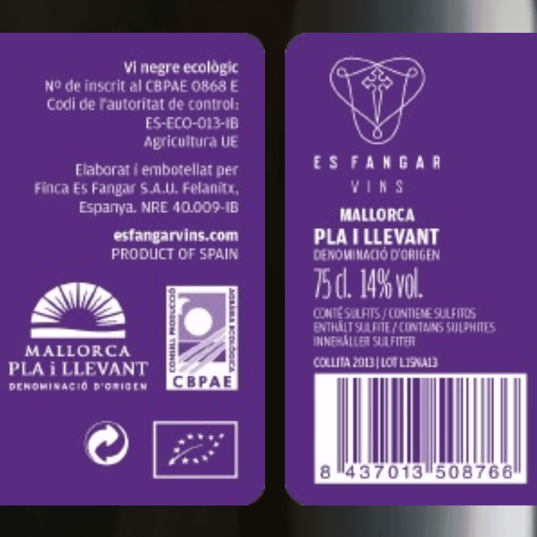 Etiqueta amb certificació