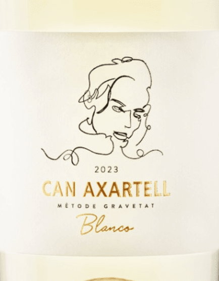 Imagen de etiqueta vino blanco Can Axartell