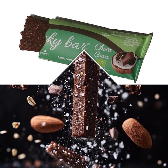 Ingredientes naturales barrita cacao