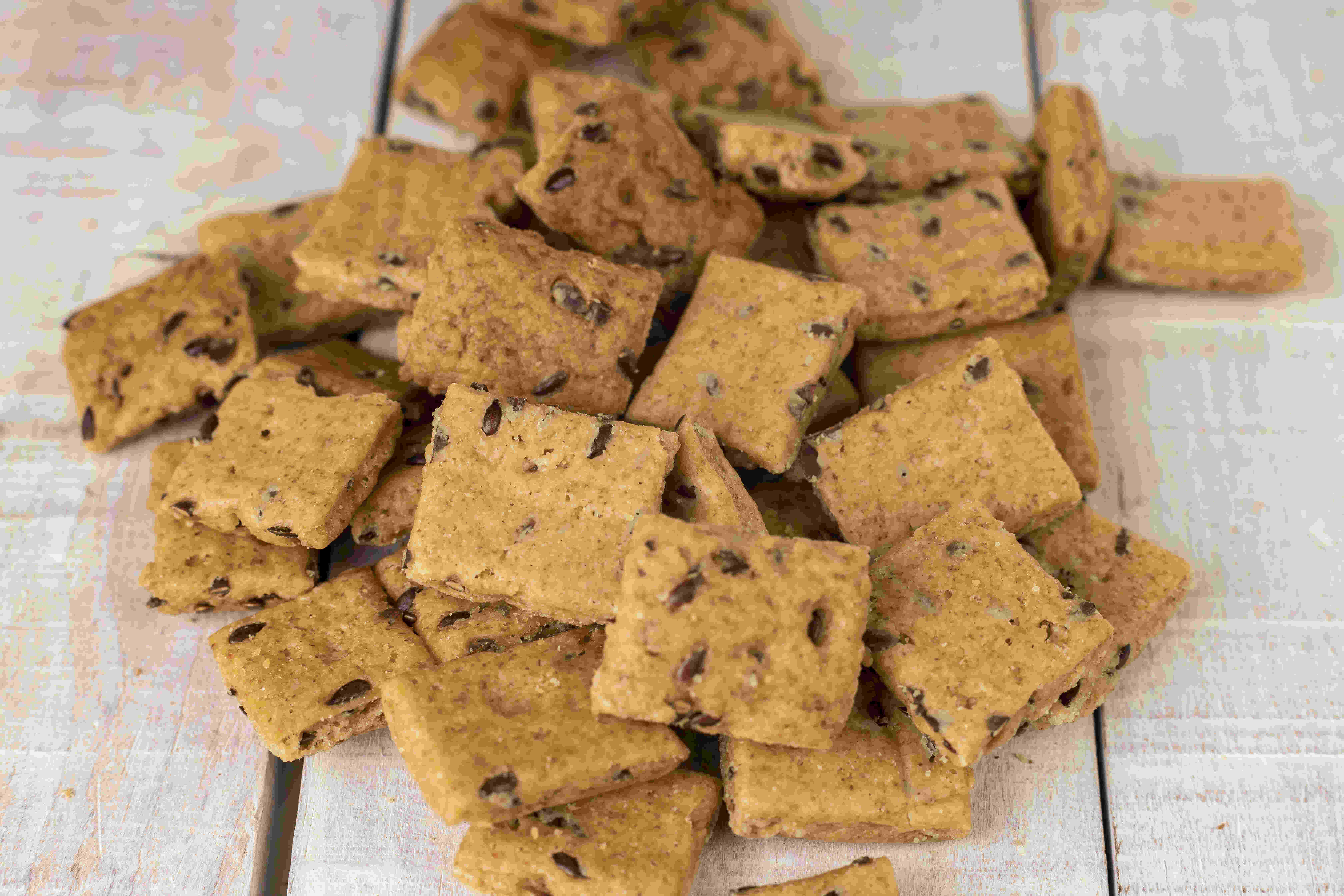 Galletas veganas de Xeixa con semillas de lino