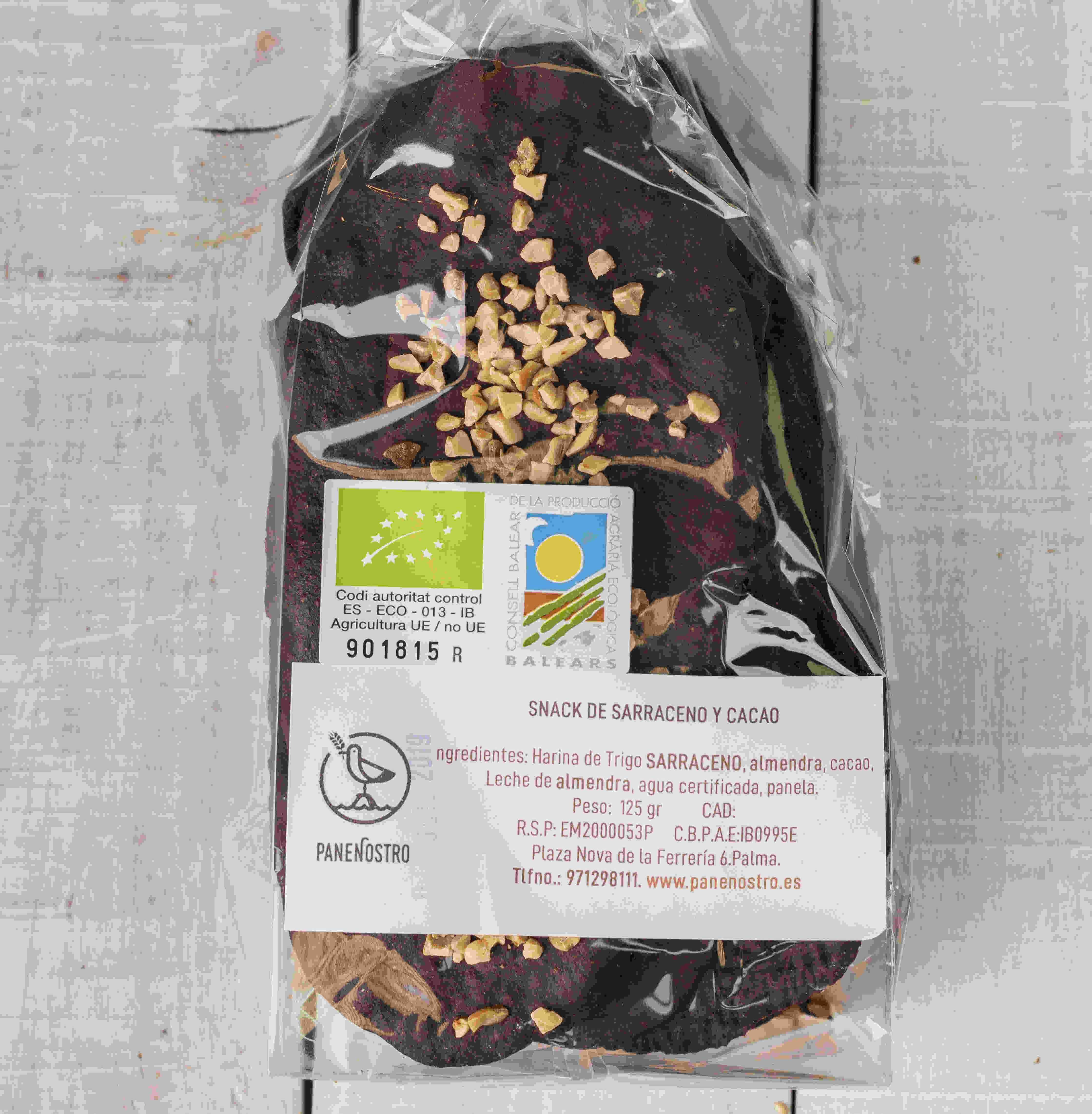 Imagen de Snack de Sarraceno y Cacao Panenostro