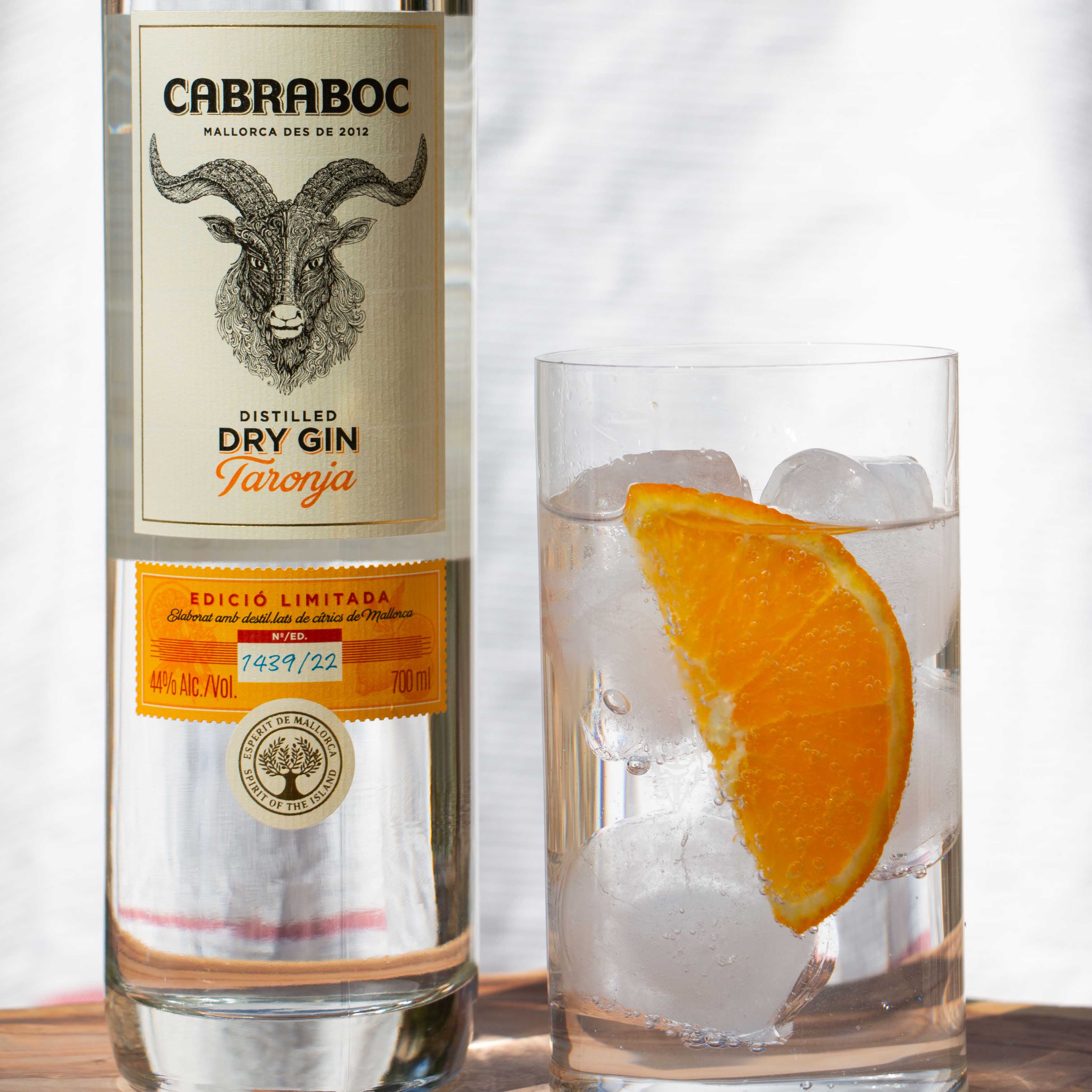 Gin tónic cítrico y refrescante