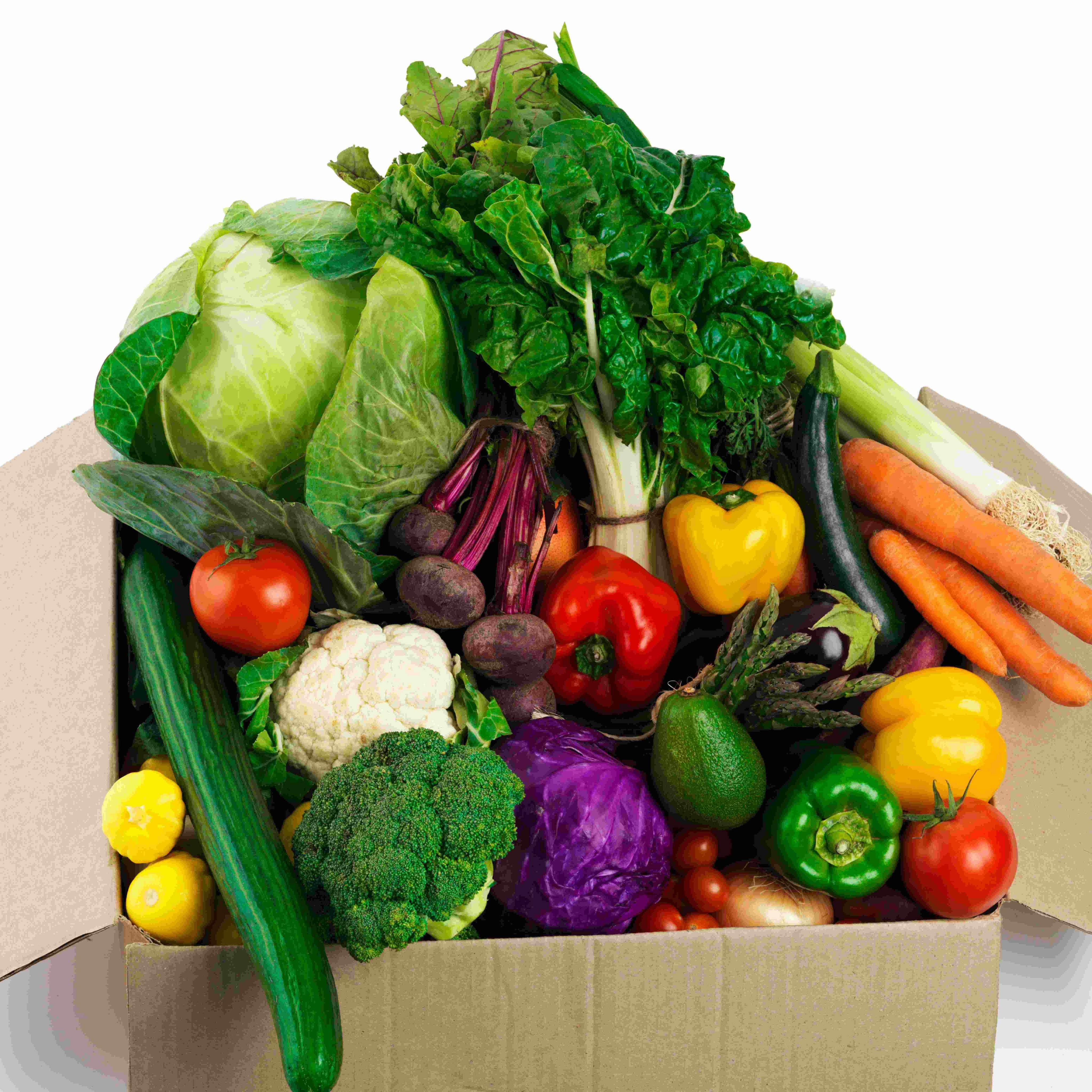 Imatge de Caixa amb assortiment de verdures de Terracor