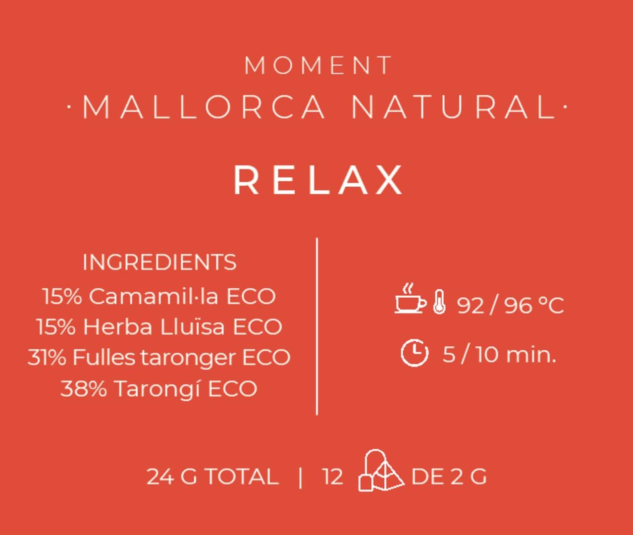 Label image Relax T'Estim infusion