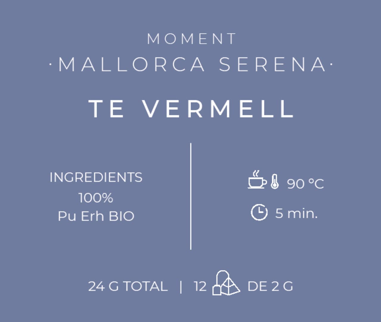 Testim brand red tea label image
