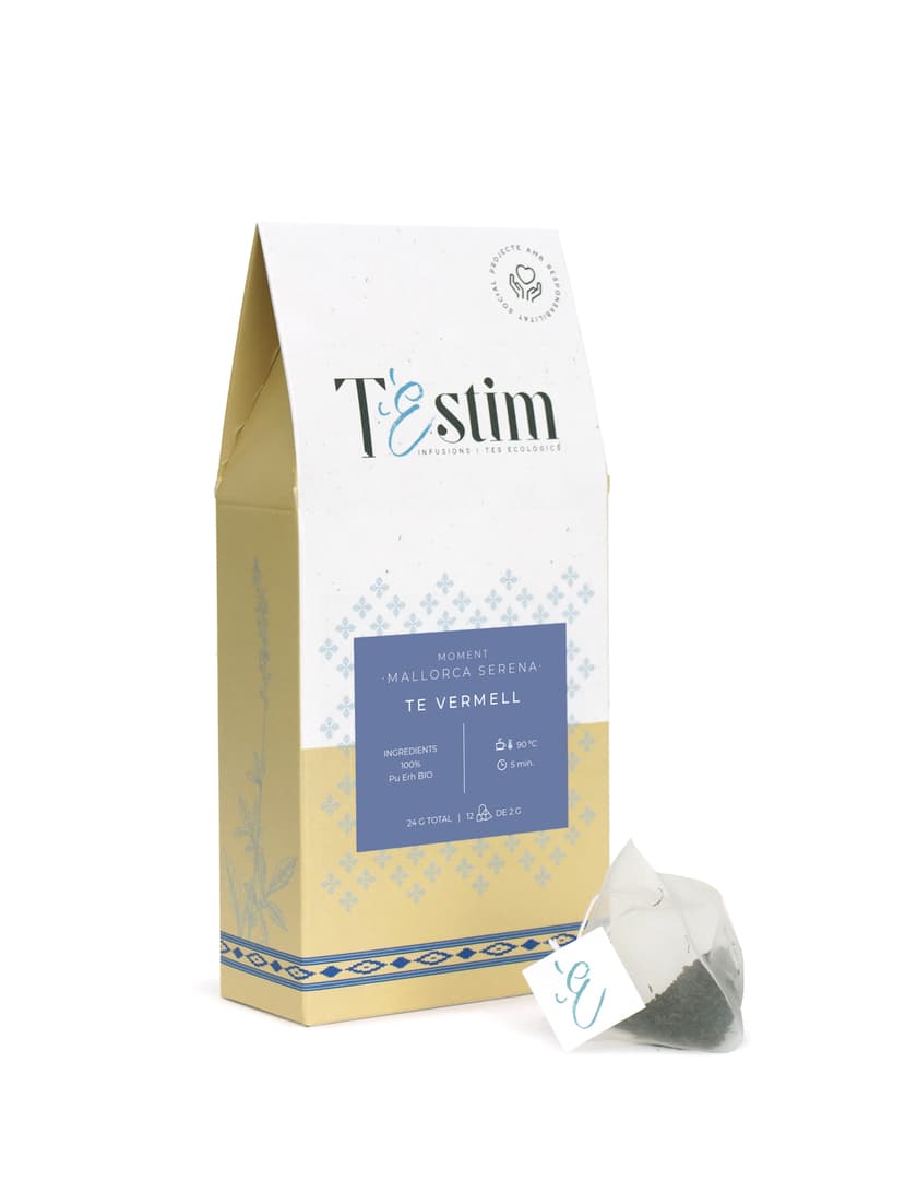 Image of T'Estim brand red tea package