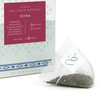 Imatge de bosseta amb infusió anomenada dona.