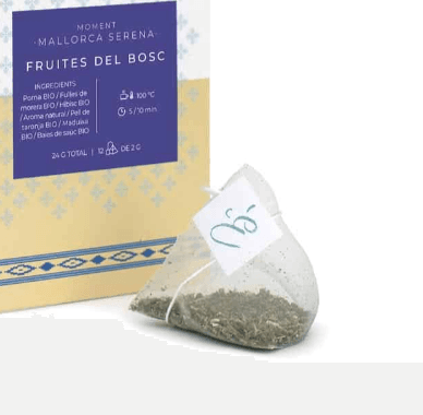 Imatge de piràmide de te Fruits del Bosc