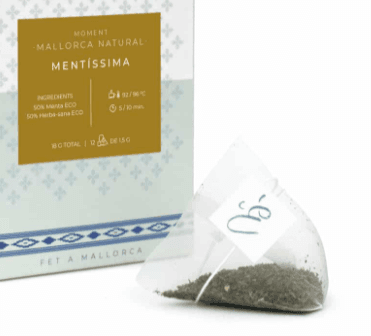 Imatge de bosseta amb infusió mentíssima