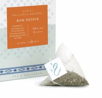 Image of a sachet with infusion good breath