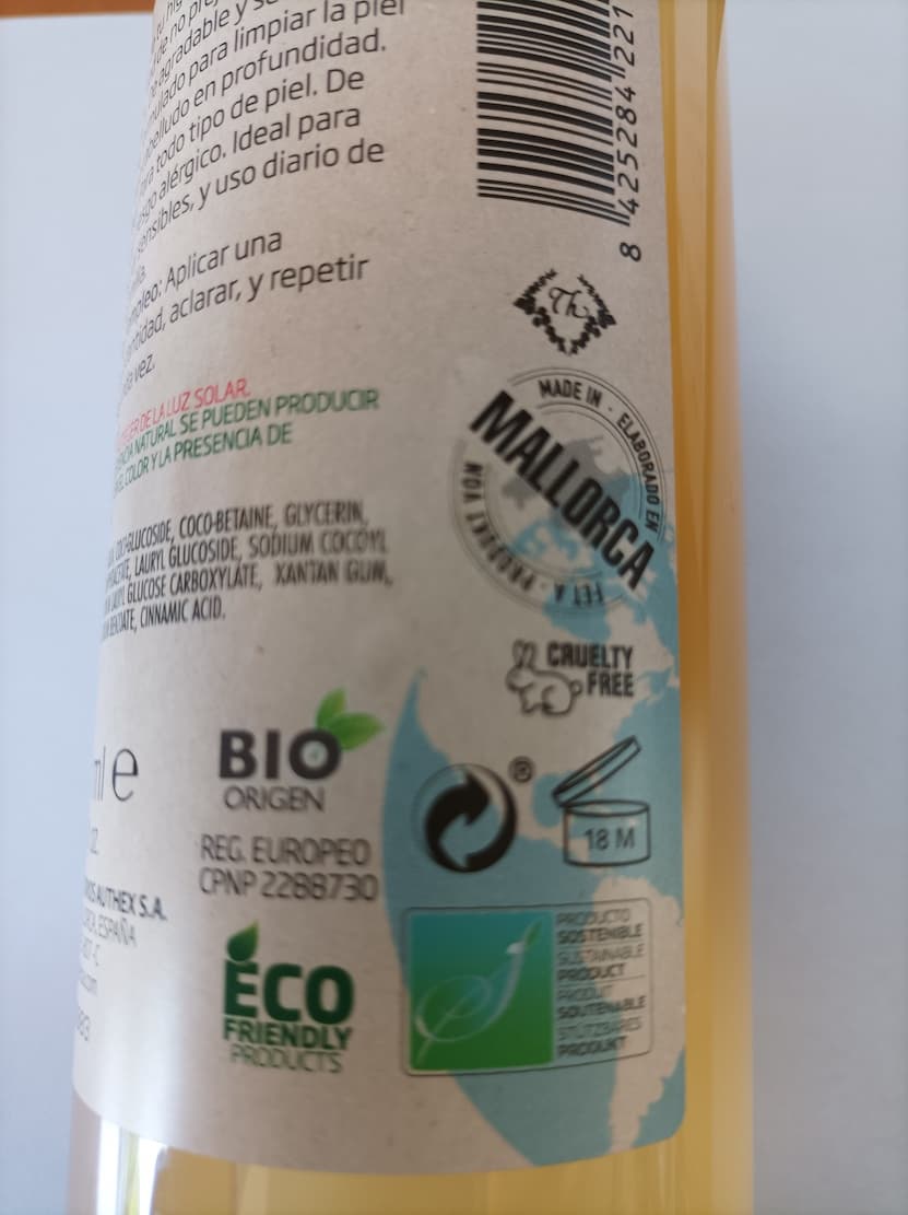 Imagen de Gel Champú Zero Sulfat Free 500ml