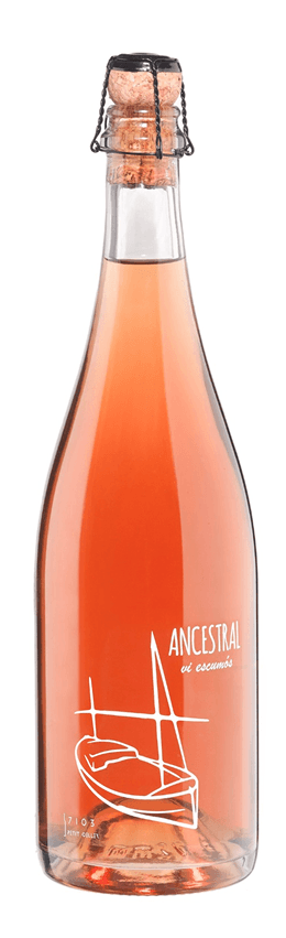 Image of bottle of sparkling rosé wine from cellar 7103 Petit Celler