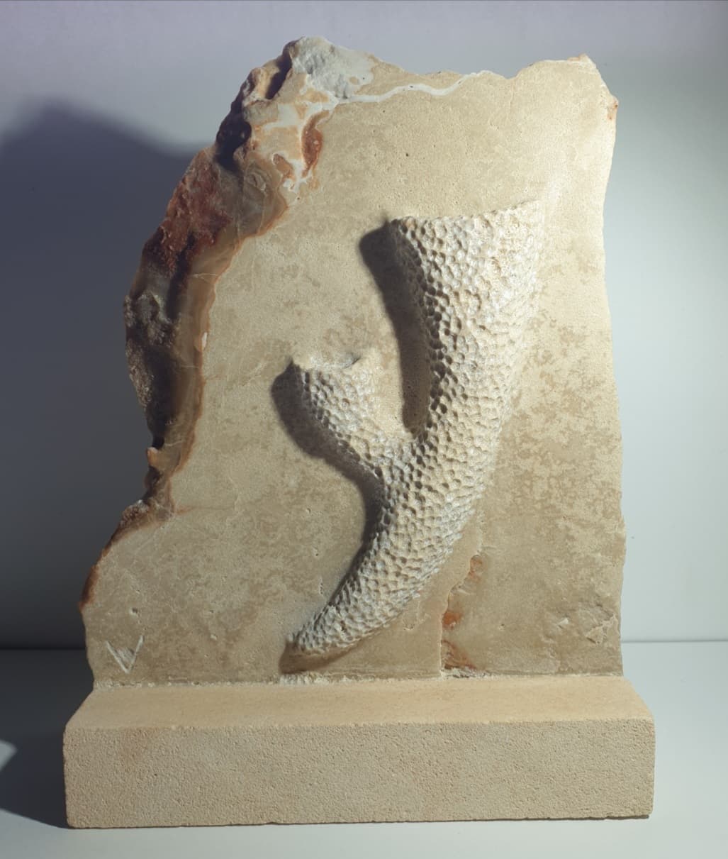 Sculpture made of stone from Santanyí